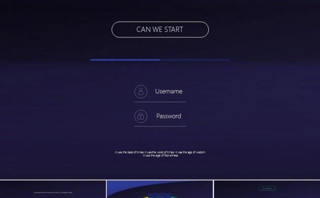 震撼酷炫科技感商业计划书PPT模板缩略图