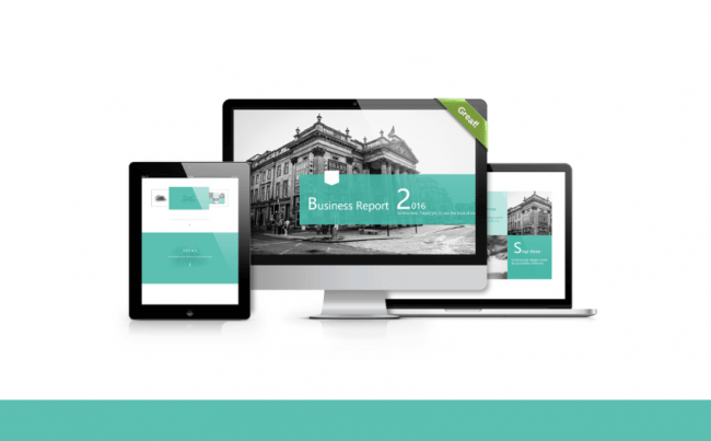  简约欧式商务PPT（双色）--[二三年]《Simple》缩略图