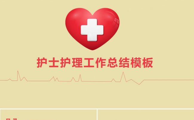 2017红色素雅护士护理工作总结汇报PPT模板缩略图