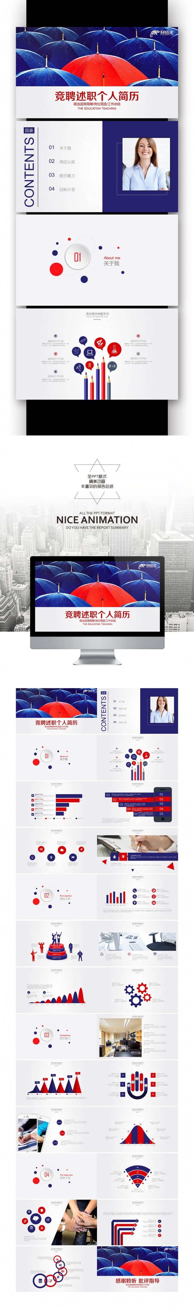 【壹德】岗位竞聘 岗位晋升通用型竞聘报告岗位竞聘企业晋升