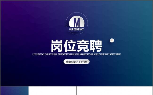 精致简约风个人简历简介岗位竞聘PPT模板缩略图