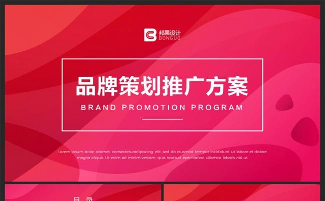 【邦果】完整框架品牌策划推广方案书缩略图