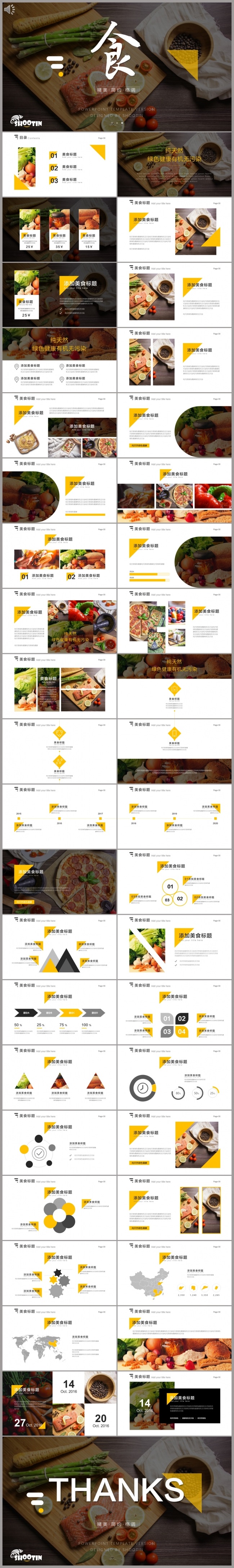 【SHOOTIN】精美食尚科技商务模版