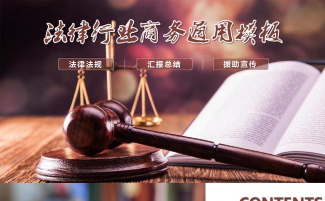 法律法规法院法庭律师事务所廉政法制宣传工作总结汇报PPT模板缩略图