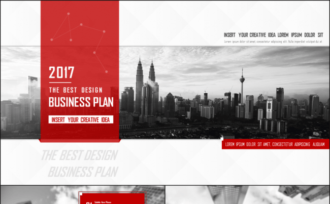 大气红色创意设计年终总结工作汇报PPT模板缩略图