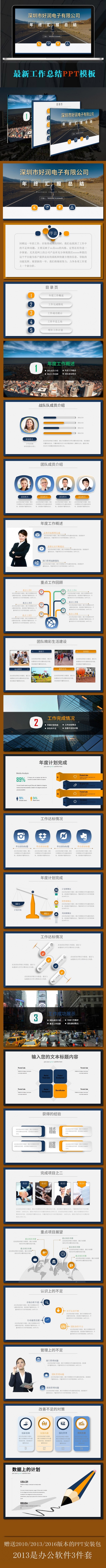 最新彩色时尚工作总结计划汇报PPT模板设计