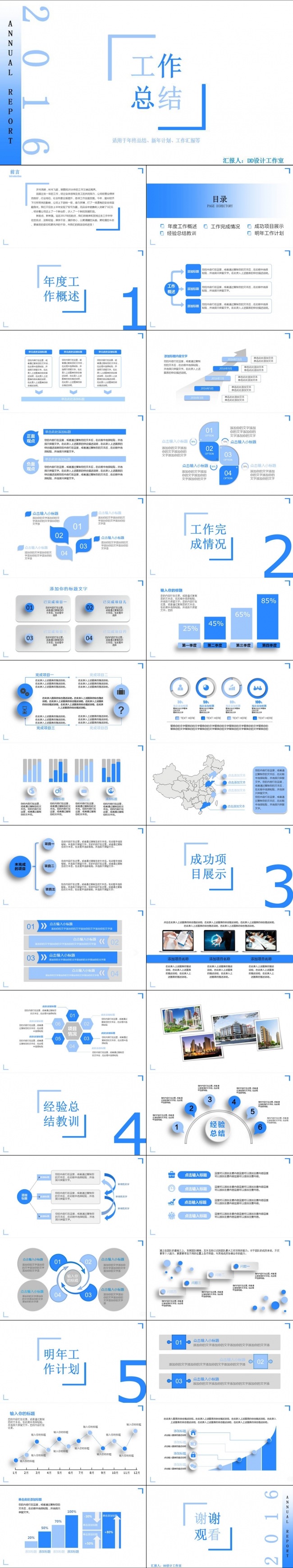时尚创意工作汇报总结PPT模板