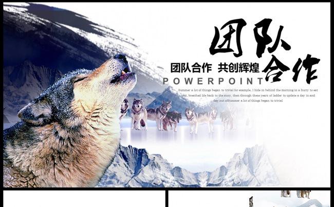 企业狼文化狼团队狼PPT 狼性团队 狼性文化 文化狼缩略图
