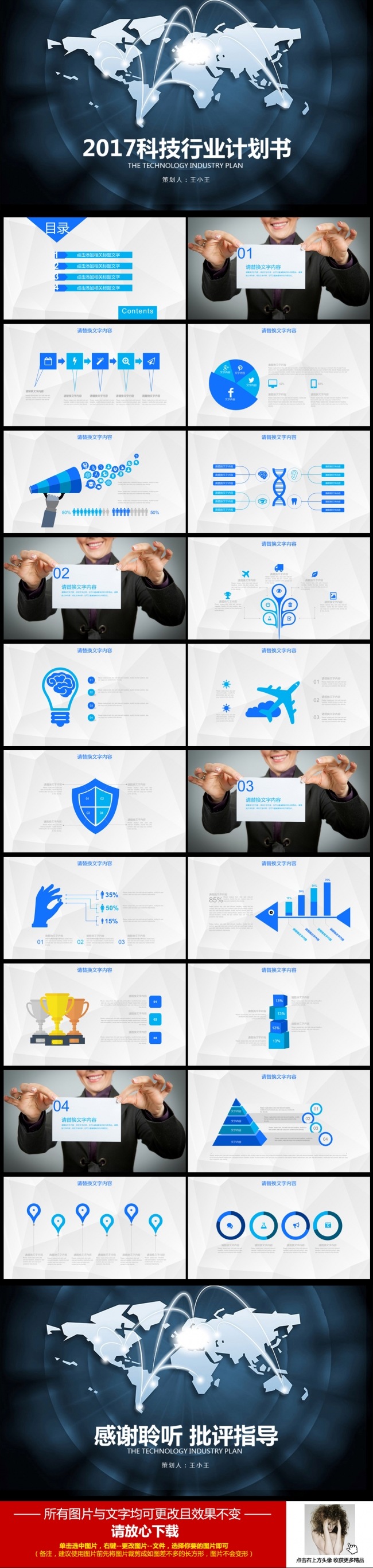 2017科技行业计划书工作汇报
