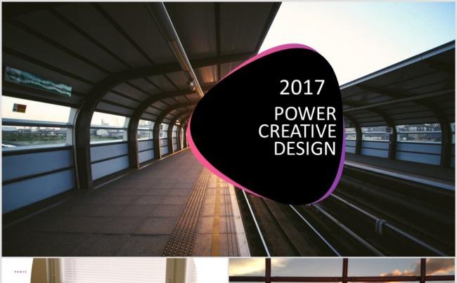 【精品】2017欧美商务风年终总结竞聘汇报模版缩略图