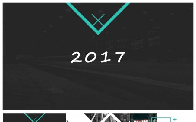 2017欧美风商务工作汇报总结PPT模板缩略图