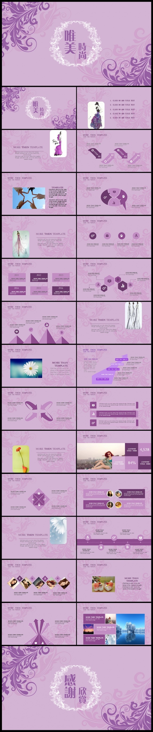 唯美时尚2017工作总结工作汇报企业介绍述职通用模板