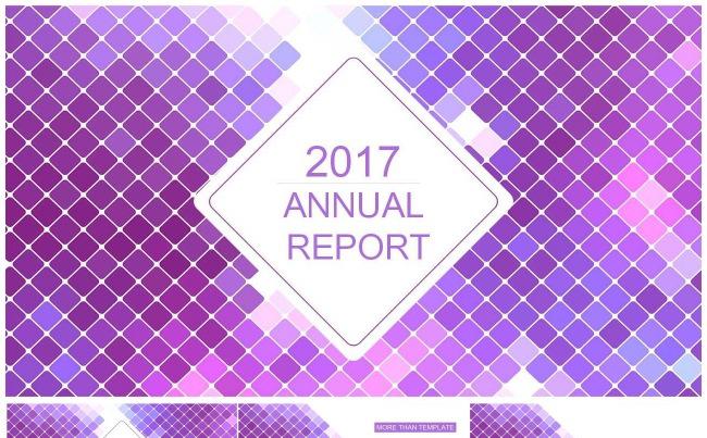 2017紫色欧美范商务超实用质感PPT模版缩略图