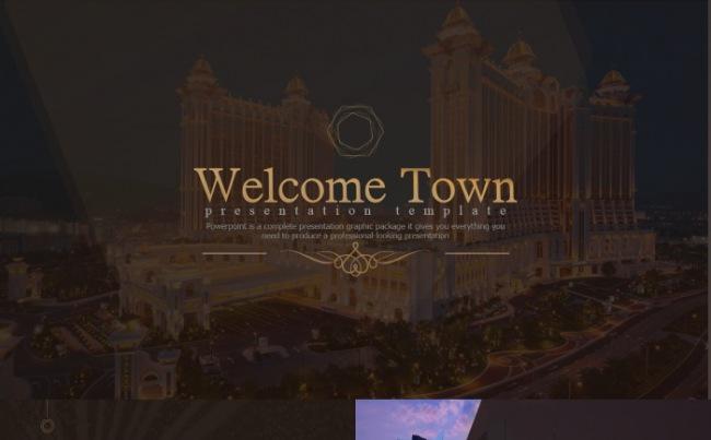 奢华迪拜旅游假日星级酒店模版缩略图