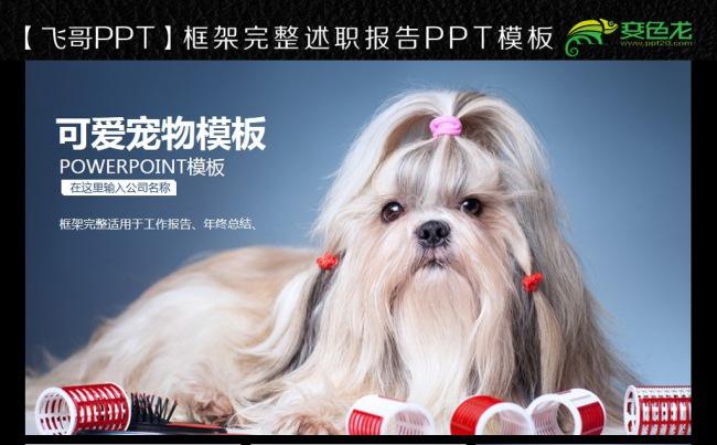 唯美宠物动态ppt缩略图