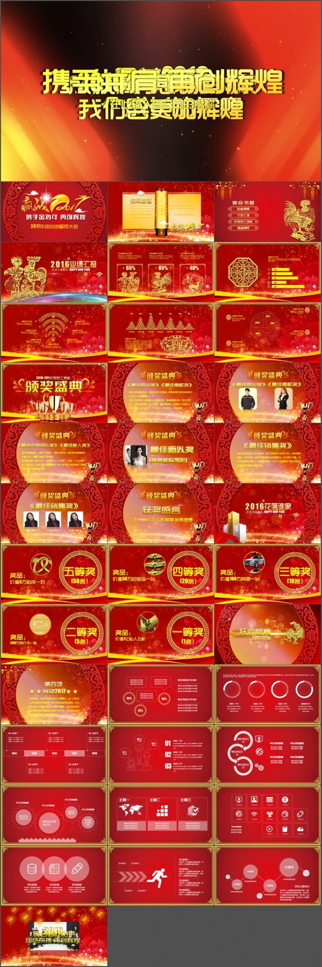 【年会】大气开场企业年会表彰总结工作汇报通