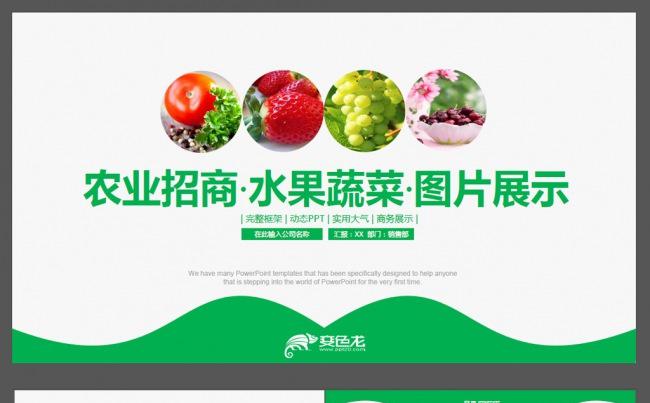 2017农业招商水果蔬菜ppt图片展示营销策划缩略图