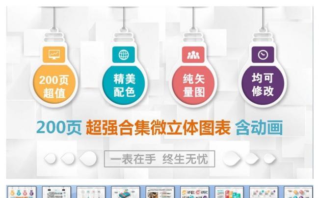 200页超值微粒体图表合辑素材包缩略图