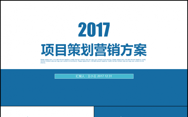 2017项目策划营销方案缩略图