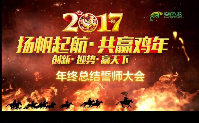 2017年会颁奖赢战鸡年ppt模版缩略图