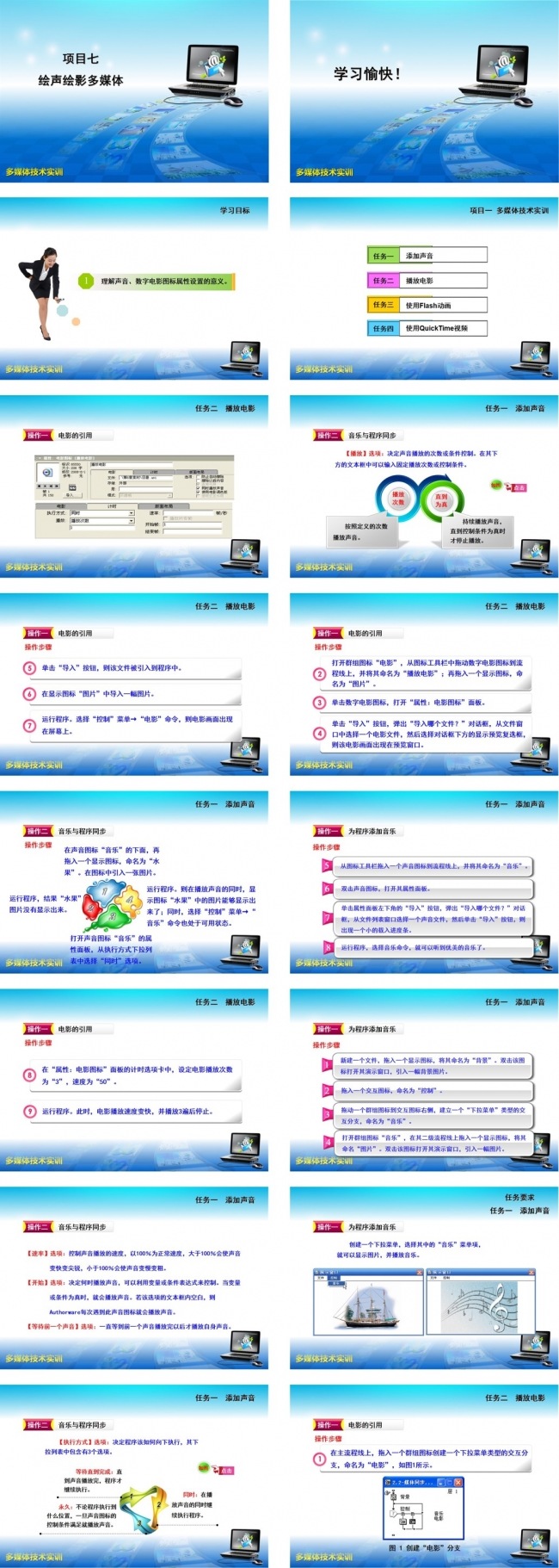 7项目七 绘声绘影多媒体