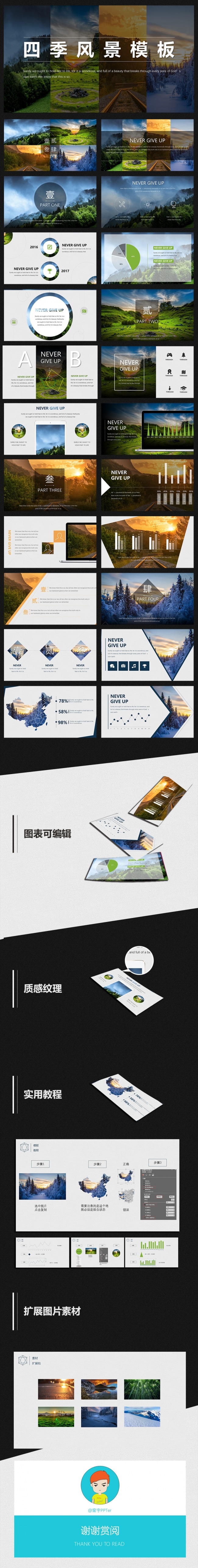 2016年终总结计划商务大气工作汇报演示模板