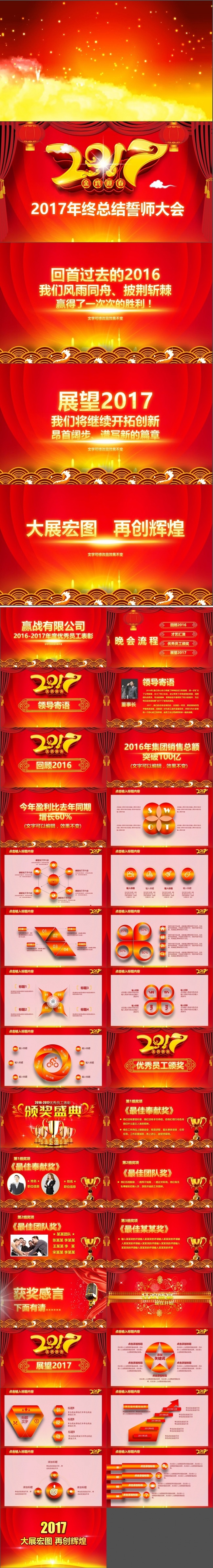 【年会】震撼开场 企业年会 年终表彰大会通用