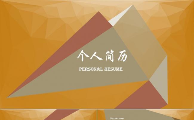 2017个人简历 求职竞聘缩略图