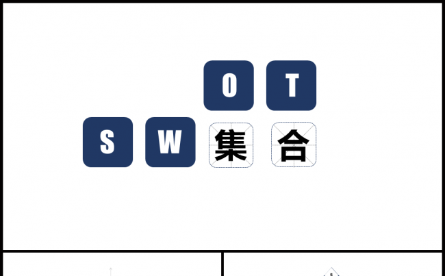精美实用设计感SWOT优劣势分析图标图表缩略图