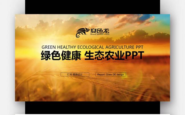 【壹德】绿色健康 生态农业 农村合作 农业种植生产PPT模板缩略图
