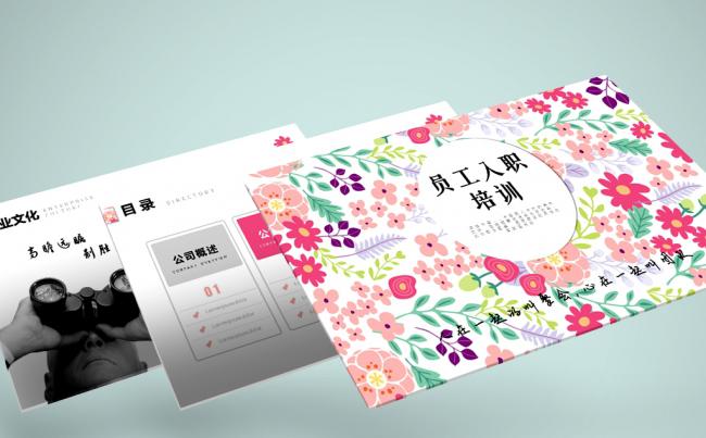 简约员工入职培训ppt模板 企业文化制度ppt模板 培训模板缩略图