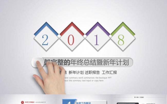 微粒体商务报告年终总结2017工作计划工作汇报述职报告PPT缩略图