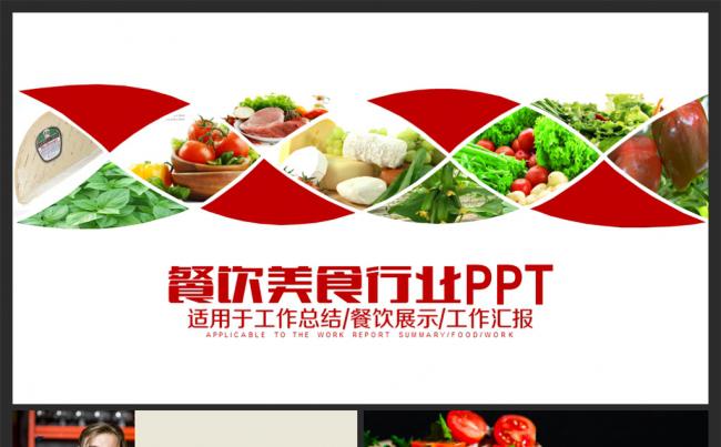 餐饮美食酒店餐厅工作汇报创业计划书PPT动态模板缩略图