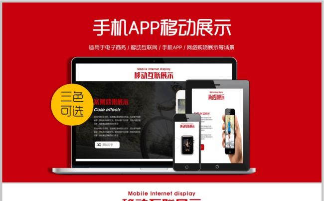 手机APP移动互联网电子商务网络科技手机应用PPT缩略图
