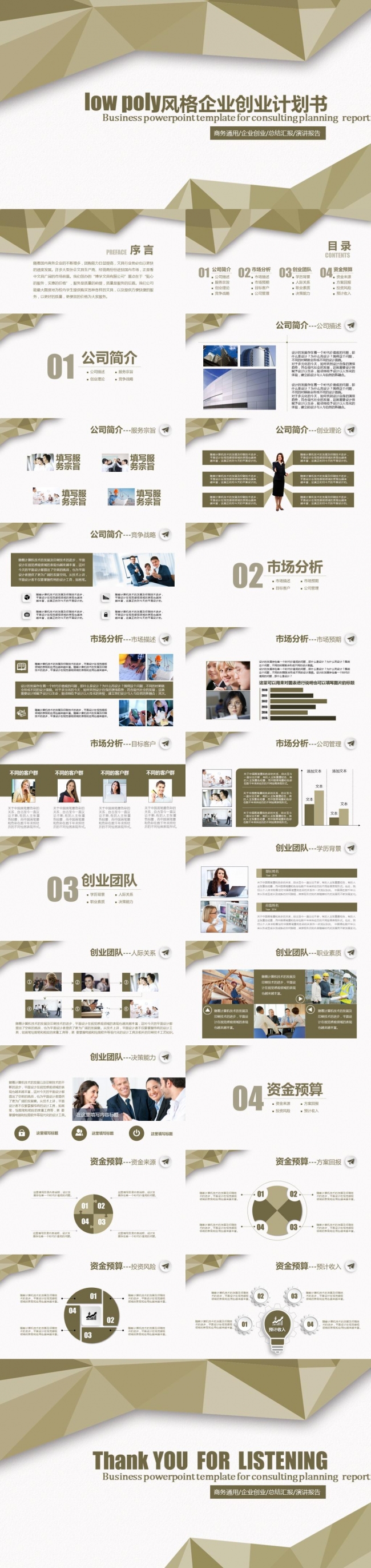 简约企业宣传公司介绍商业计划书创业融资项目介绍合作洽谈PPT
