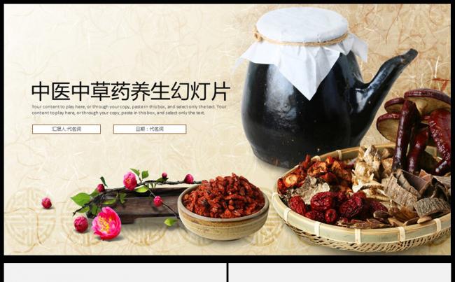 传统医学中医中草药养生幻灯片李时珍通用ppt动态模板缩略图