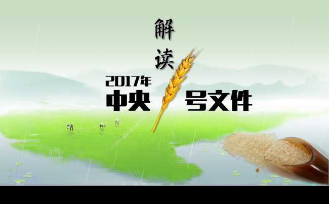 2017年中央农业一号文解读学习课件缩略图