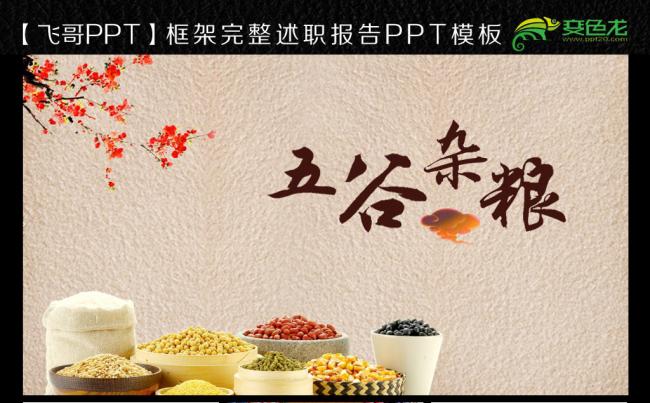 五谷杂粮 粮食商务ppt缩略图