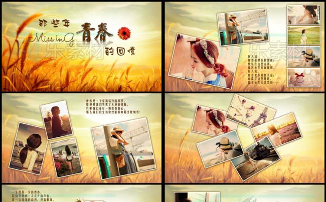 致青春毕业留念大学高中生同学集会ppt模板缩略图