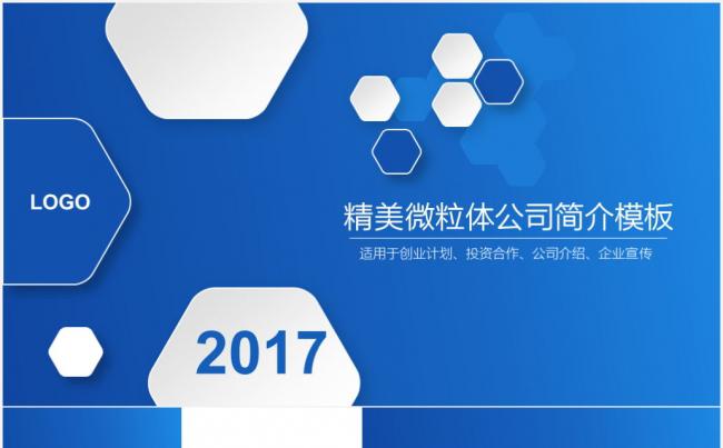 《精品》2017公司简介企业宣传商业计划书PPT模板缩略图