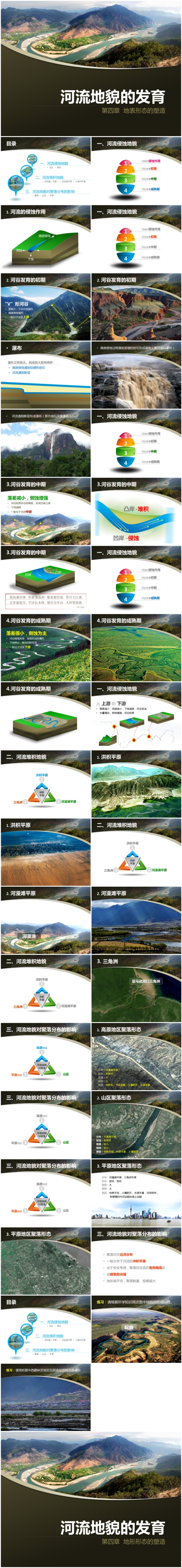 高中地理公开课河流地貌的发育教学课件PPT模板【优质精品】