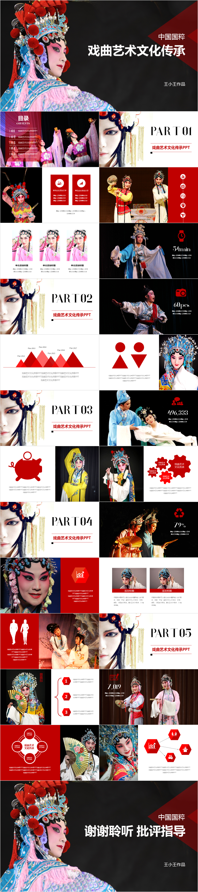 中国戏曲艺术文化传承PPT