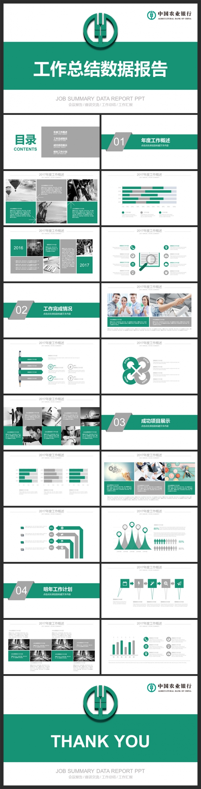 中国农业银行数据报告工作会议计划PPT