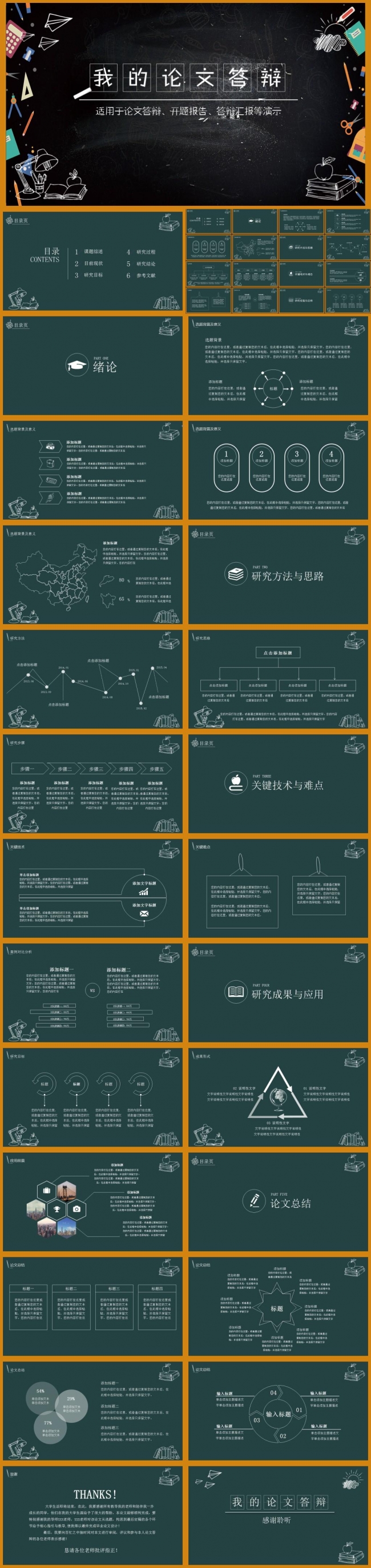 黑板报毕业答辩开题报告论文毕业设计学术报告项目课题ppt
