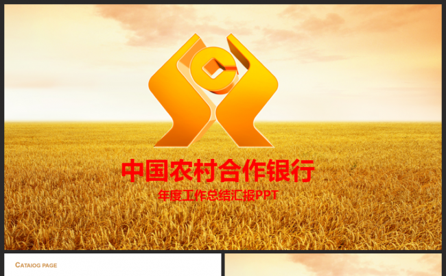 农村合作银行农信社金融理财2017工作计划ppt模板缩略图