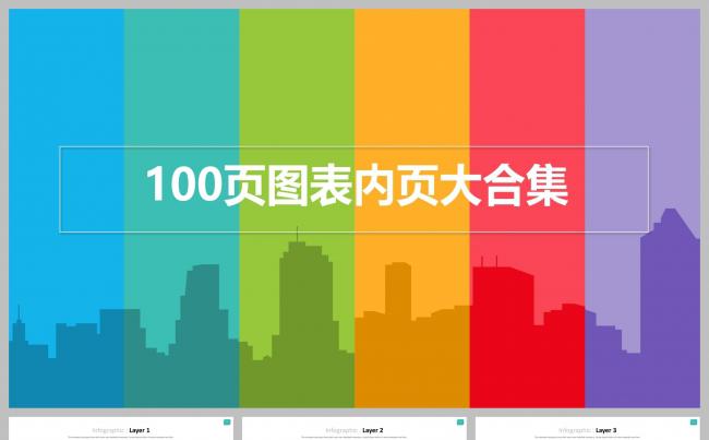 100页动态图表素材演示ppt缩略图