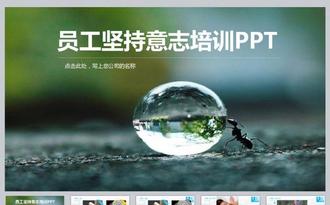 员工坚持力意志力培训PPT课件更多员工培训内容尽在空间专辑缩略图