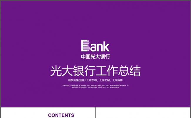 光大银行 金融 财富管理工作 总结 计划缩略图