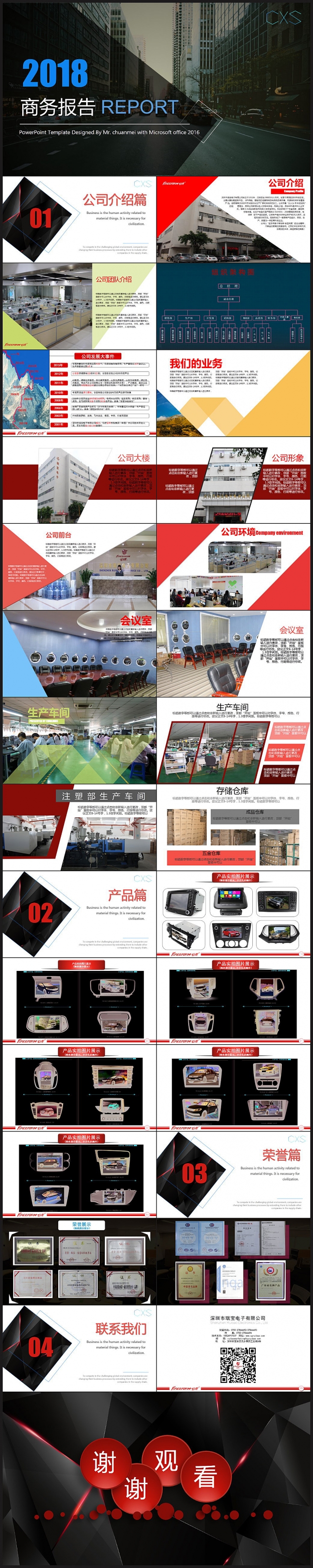 竞标方案公司介绍大气产品介绍展示宣传广告图文排版PPT模板