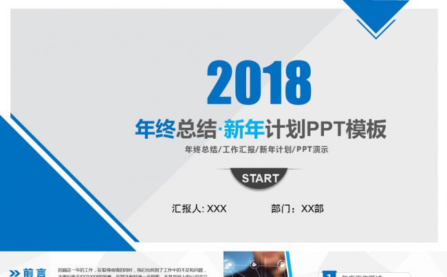 动态商务年终总结PPT模板缩略图